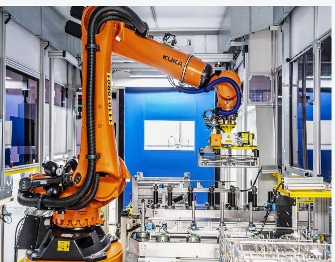 Pneumatic handling robot